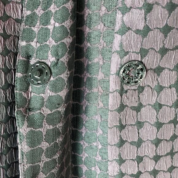 IC By Connie K Womens Purple Trumpet Sleeve Two Toned Jacket Size Medium 2044J - Picture 7 of 8